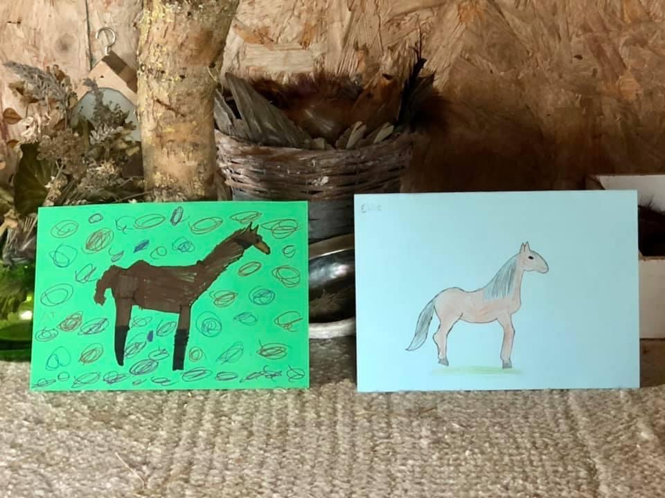horse drawing by children